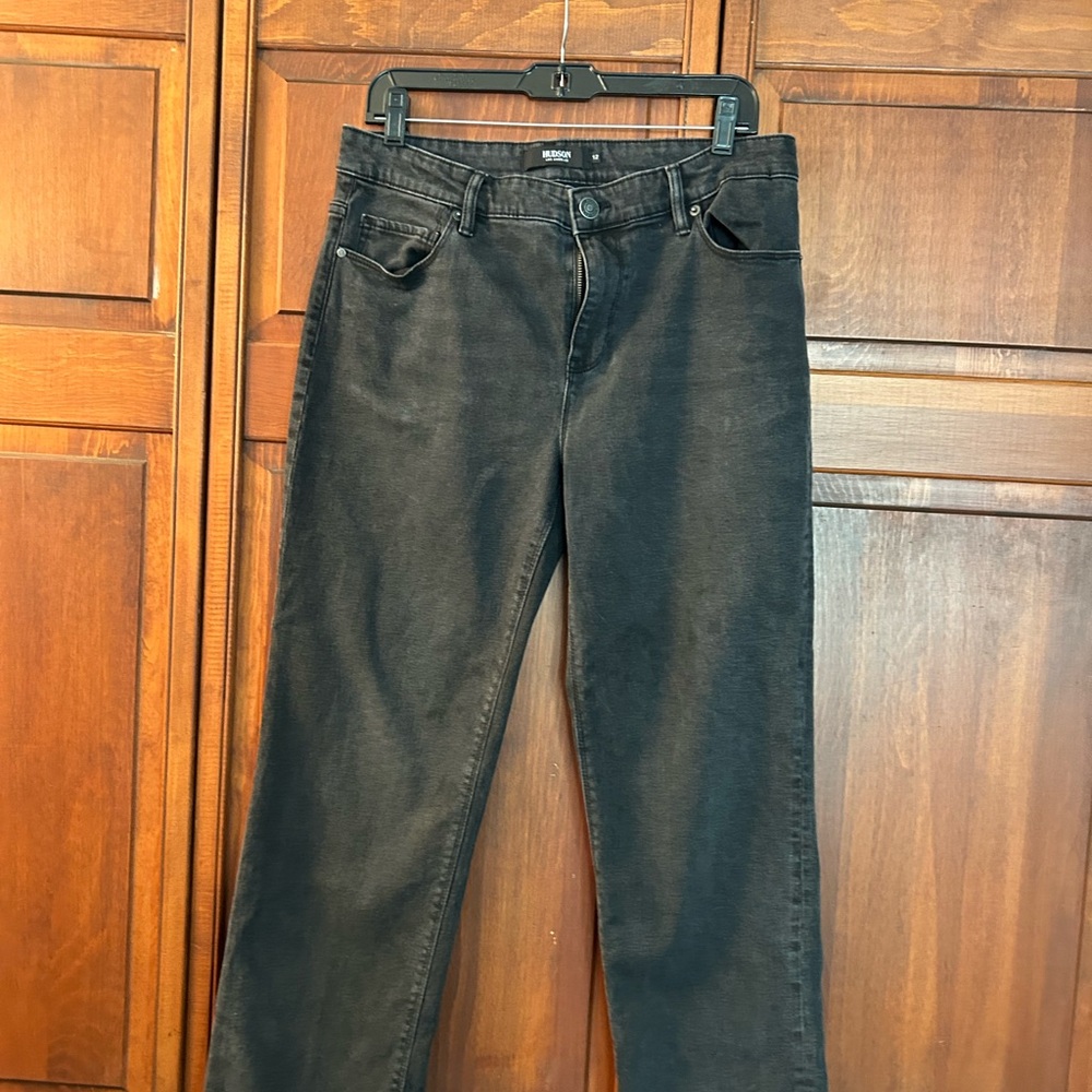 Hudson Women’s black Jeans  Denim high rise boot cut size 12